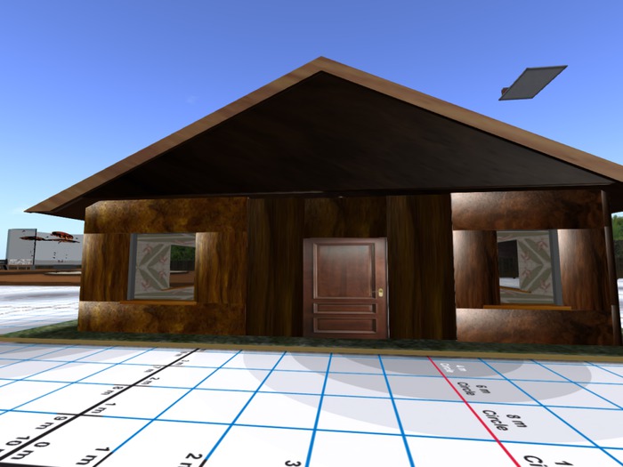 One Room Mesh House (Wood Textured)