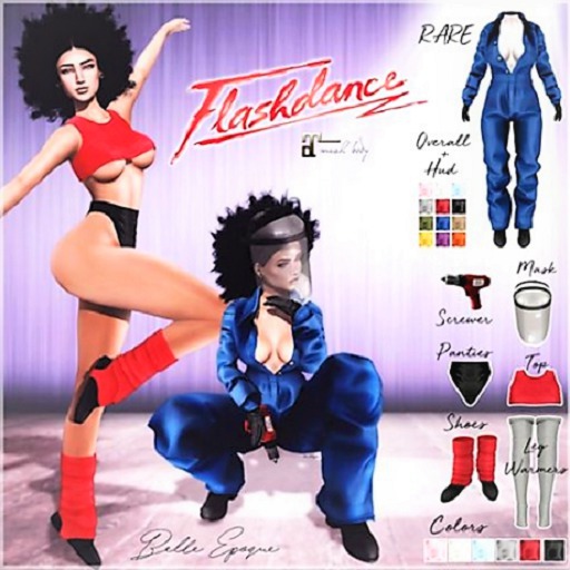 Belle Epoque { Flashdance } Mask White (Box)