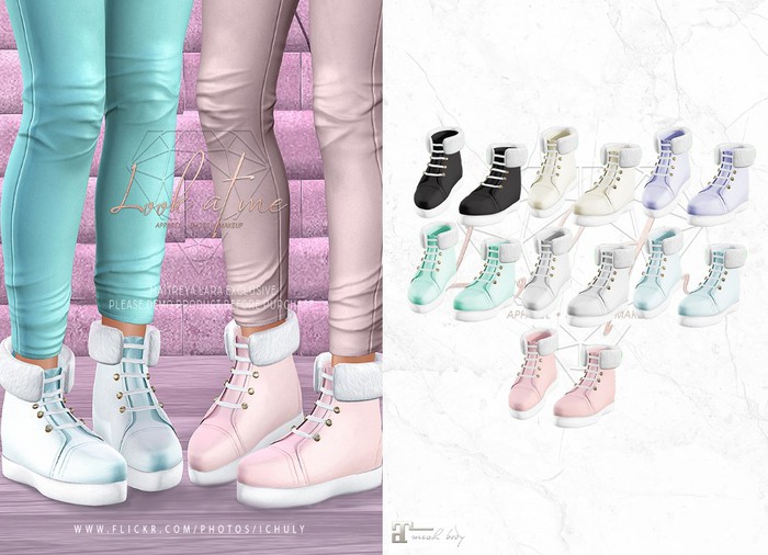 Look At Me. Fur Boots : DEMO (maitreya)