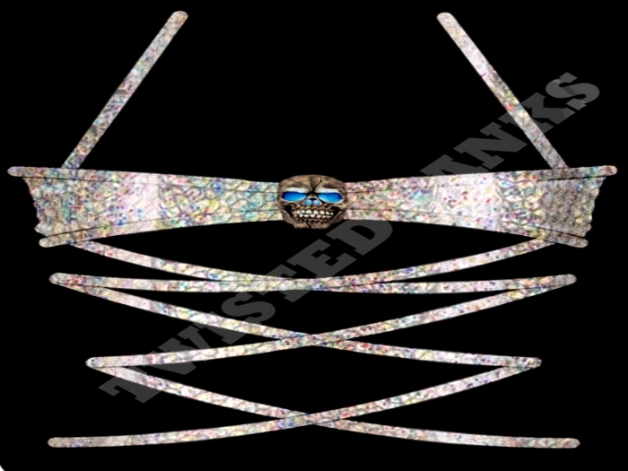 shiny skull straps 