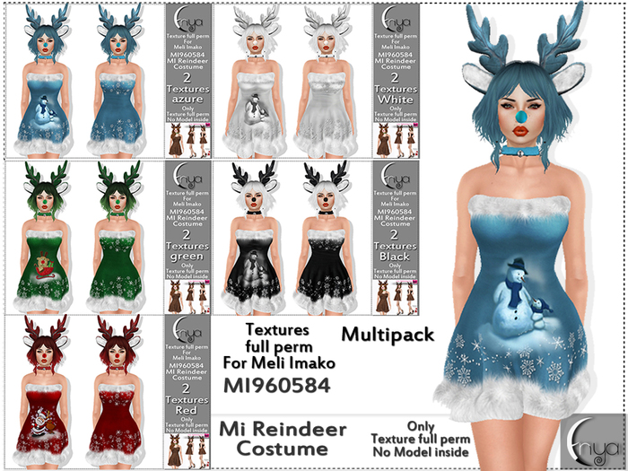 Enya-Texture-MI960584 MI Reindeer Costume-Multipack