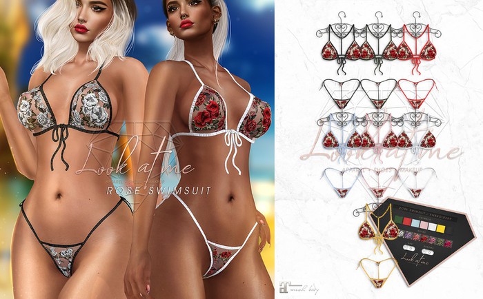 Look At Me. Rose Swimsuit : FATPACK