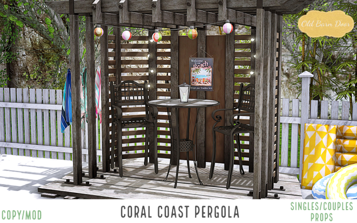 {OBD} Coral Coast Pergola Set [BOXED]