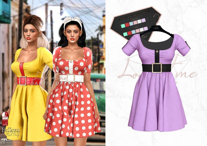 Look At Me. Dahlia Dress - violet