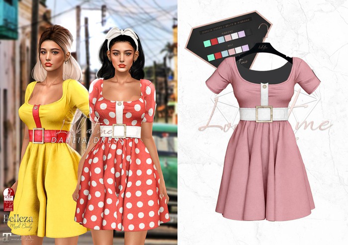 Look At Me. Dahlia Dress - pink