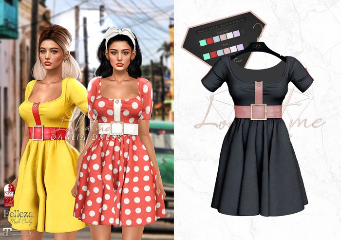 Look At Me. Dahlia Dress - black