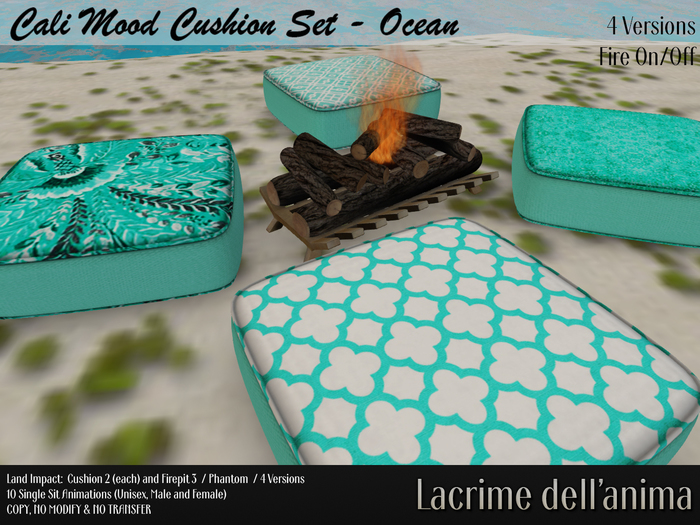 (BOX) Cali Mood Cushion Set - Ocean