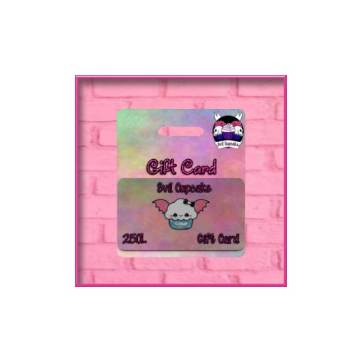 .:. Evil Cupcake .:. Gift Card 250L {Add}
