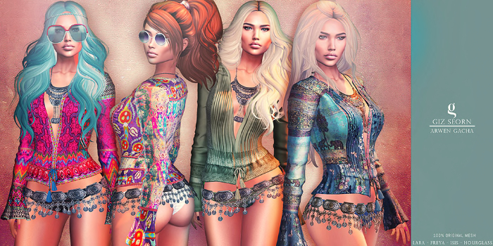 #01 / GIZ SEORN / ARWEN SHIRT [Boho] Lara RARE
