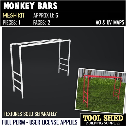 Tool Shed - Monkey Bars Mesh Kit