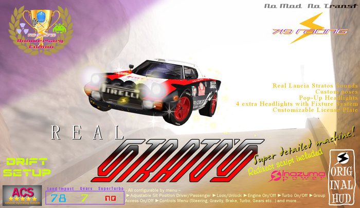 719 Racing - Real Stratos AE (Wear to unpack)