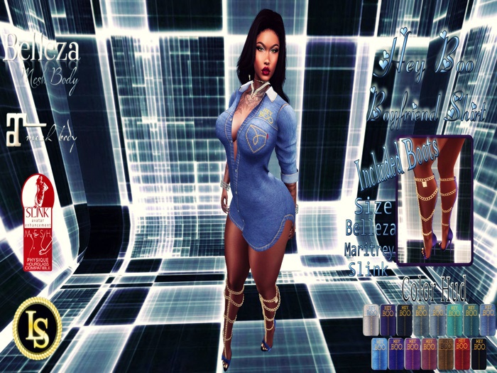 .~LS~HEY BOO BOYFRIEND SHIRT / HUD 