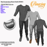 AmAzInG CrEaTiOnS Men Sweater Jeans Boots Outfit DEMO