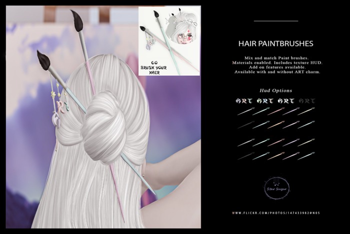 *SS* Hair Paintbrushes