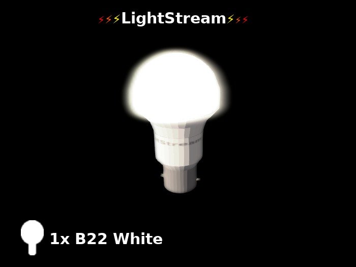LightStream Standard Bulb White B22