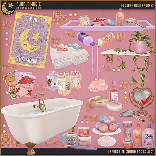 .random.Matter. - Bubble Magic - Mirror [Rose Gold]