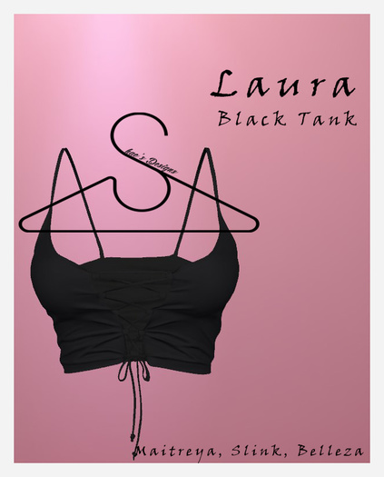 *Shae's Laura Tanks Black