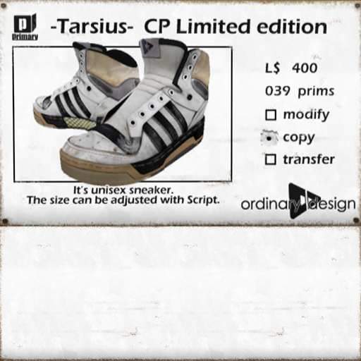 *ordinary* -Tarsius- CP Limited edition 
