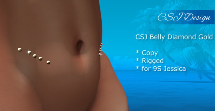 CSJ Belly Spikes Gold (9S Jessica) bag