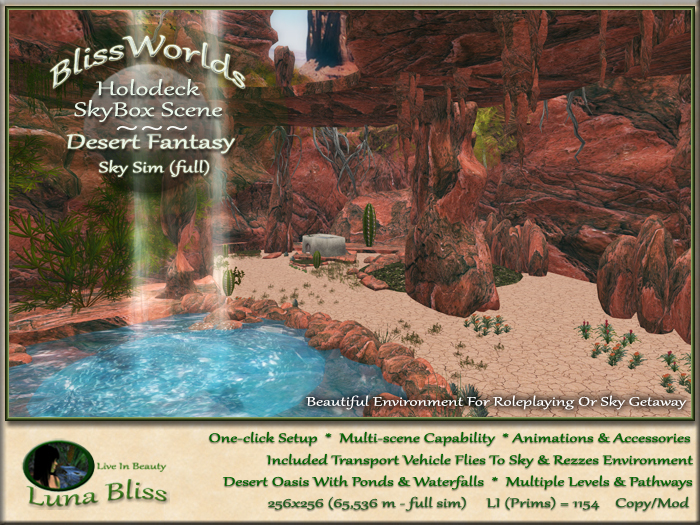 BlissWorlds Sky Sim Desert Fantasy (boxed)