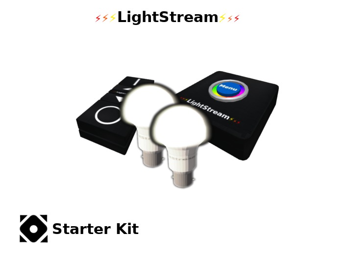 LightStream Starter Kit White (Black Finish)
