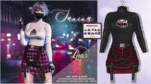 Luas Janina Black & Red