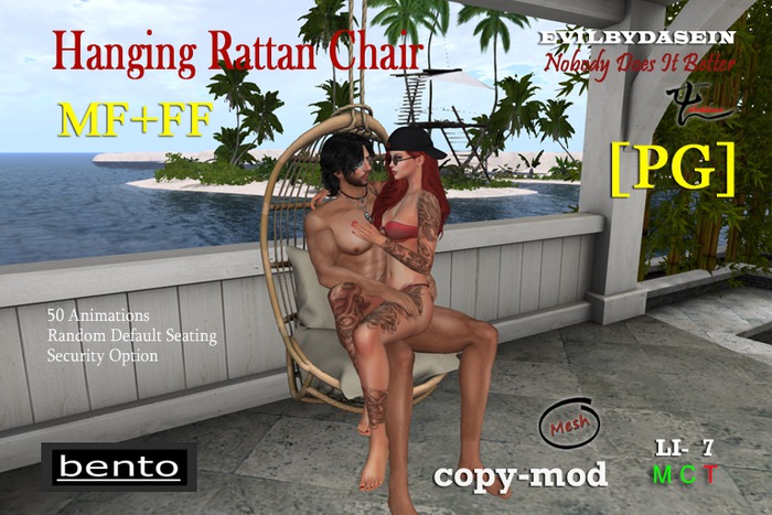[PG] A+ Hanging Rattan Chair (Bento)  MF+FF