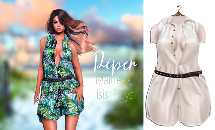UNA. Piper  Blouse White