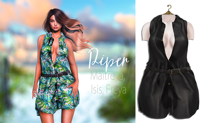 UNA. Piper  Blouse Black