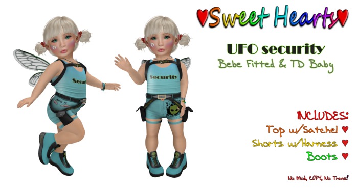 {SH} UFO Security (Bebe Fitted  & TD Baby)
