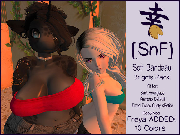 [SnF] Soft Bandeau Kemono Freya Hourglass Brights Pack
