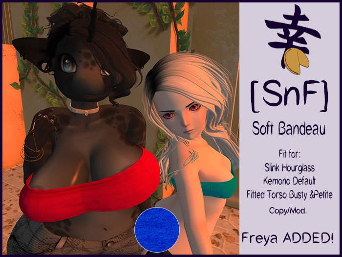 [SnF] Soft Bandeau Kemono Freya Hourglass Blue