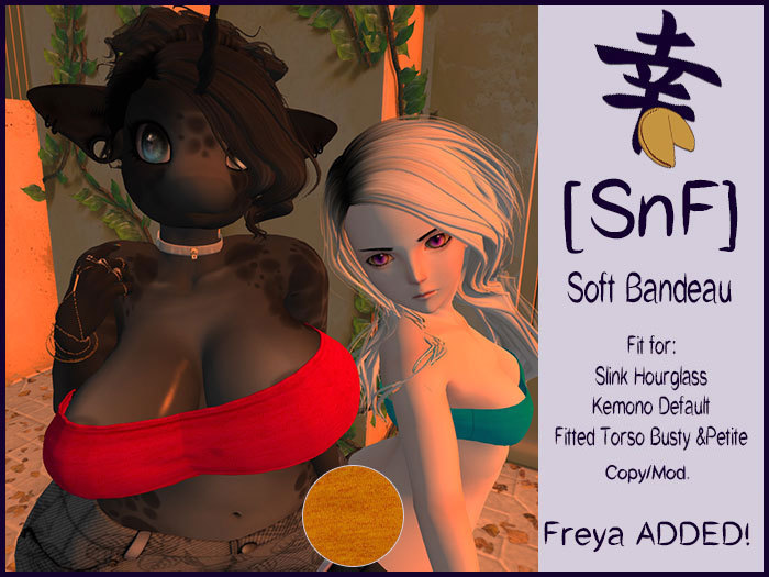 [SnF] Soft Bandeau Kemono Freya Hourglass Orange