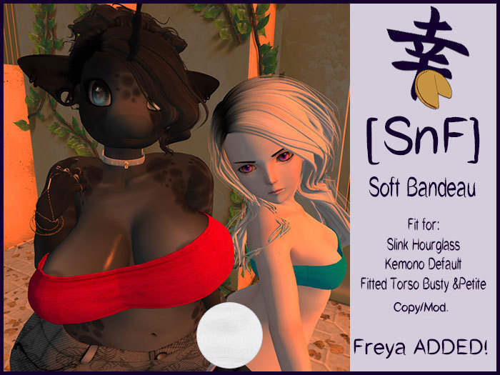 [SnF] Soft Bandeau Kemono Freya Hourglass White