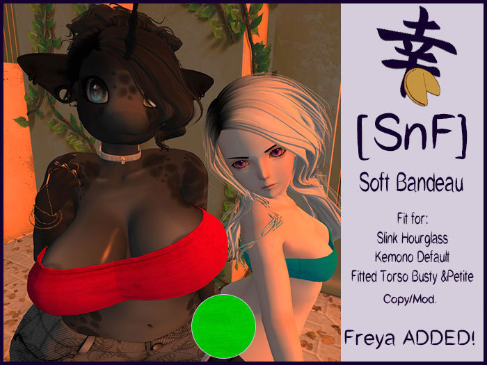 [SnF] Soft Bandeau Kemono Freya Hourglass Green