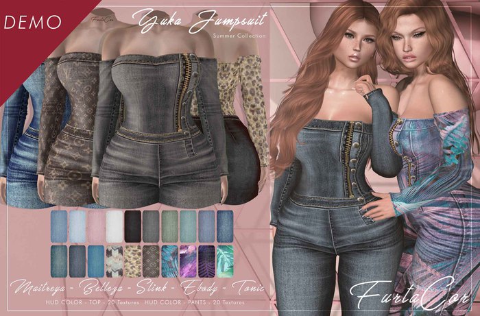 :::DEMO:::[FurtaCor Female]Yuka Jumpsuit