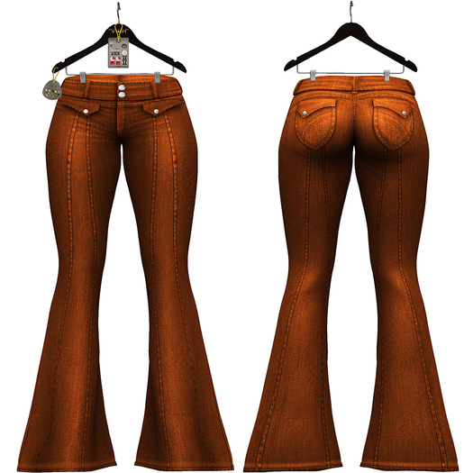 " VOOH " DARA JEANS PANTS "ORANGE"