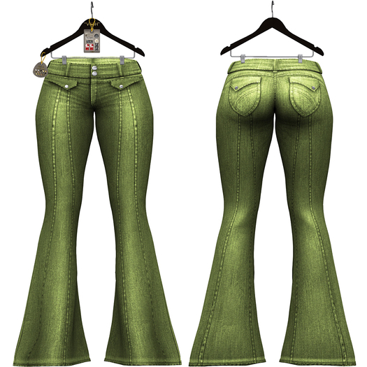 " VOOH " DARA JEANS PANTS "OLIVE" (ADD TO UNPACK)