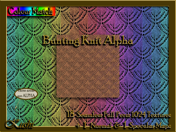 Bunting Knit Alpha Textures