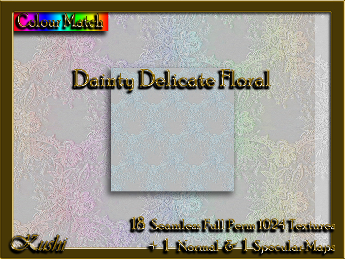 Dainty Delicate Floral Textures