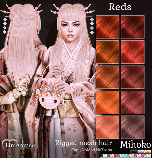 {Limerence} Mihoko hair-Reds