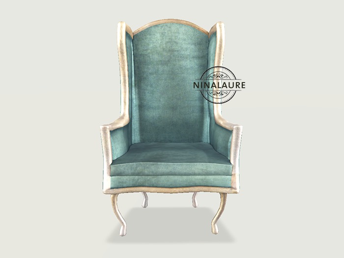 Second Life Marketplace SPELL Mad Hatter's Armchair [Green]