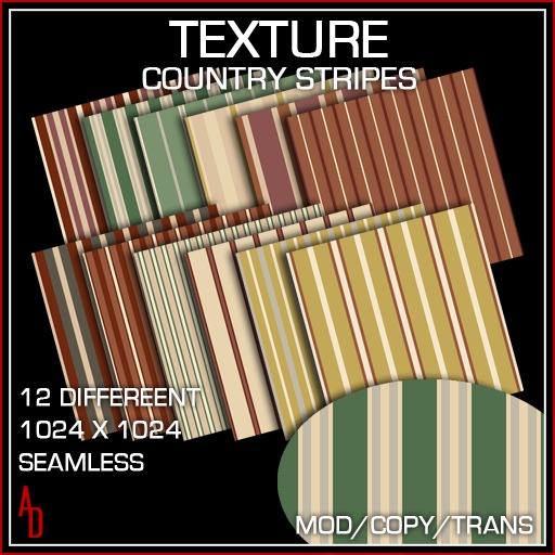 *AD* Textures - Country Stripes