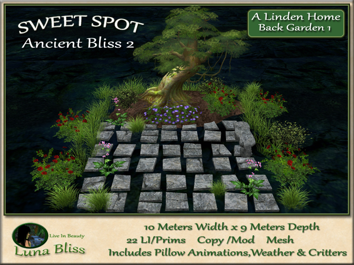 Ancient Bliss 2 SWEET SPOT - Back Garden 1 (boxed)