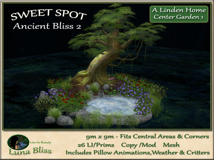 Ancient Bliss 2 SWEET SPOT - Center Garden 1 (boxed)
