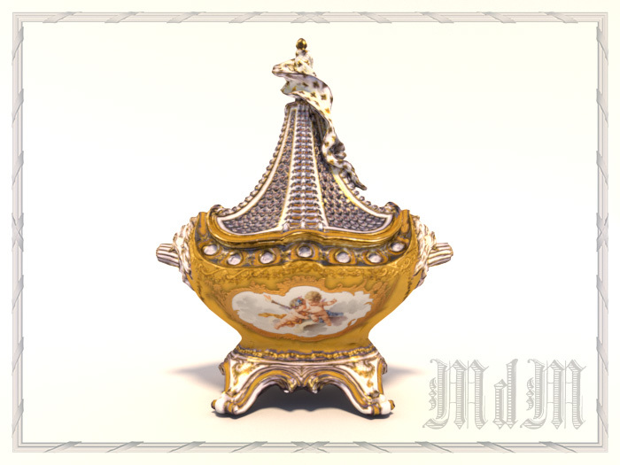 Madame de Pompadour's potpourri vase - Le Reve d'or