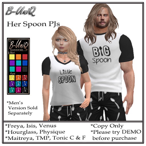 B-UniQ Womens - Spoon PJs