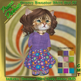 Peeps Dinkies Groovy Sweater Skirt Set Pattern 02