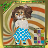 Peeps Dinkies Groovy Sweater Skirt Set Pattern 04