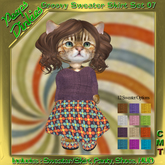 Peeps Dinkies Groovy Sweater Skirt Set Pattern 07